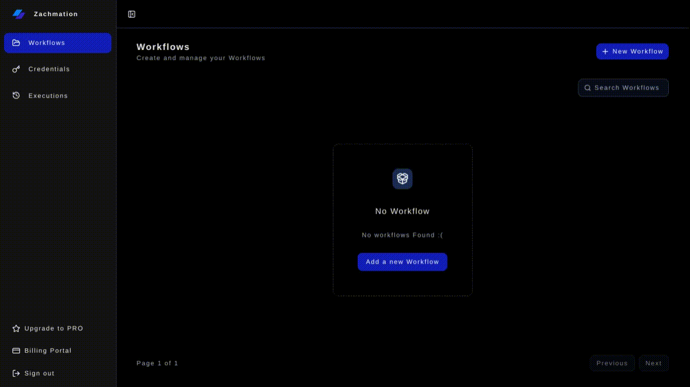 Zachmation visual workflow builder